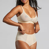 Power Mesh Bra - Siella - Color: Sand Sable