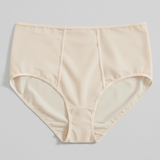 Power Mesh High Waist Brief - Siella - Color: Sand Sable