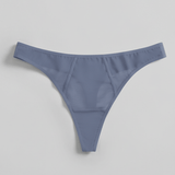 Power Mesh Thong - Siella - Color: Blue Grey Bleu gris
