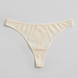 Power Mesh Thong - Siella - Color: Sand Sable
