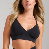 Sculpt V - Neck Bra - Siella - Color: Black Noir