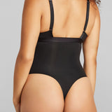 Sexy Smooth Shaping Bodysuit - SIELLA - Color: Black Noir