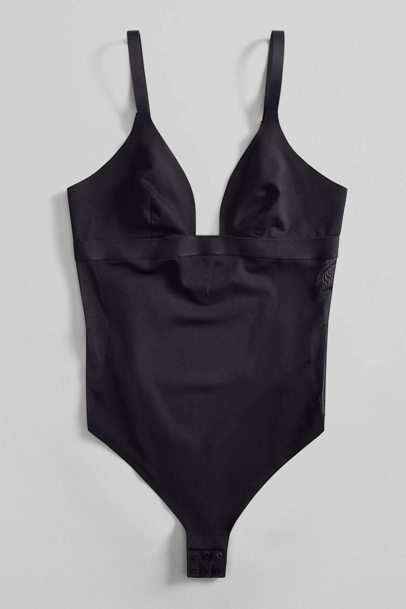 Sexy Smooth Shaping Bodysuit - SIELLA - Color: Black Noir