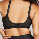 Sexy Smooth V-Neck Bra - SIELLA - Color: Black Noir