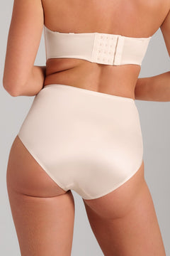 Smooth Satin Brief - Siella - Color: Champagne