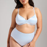 Smooth Satin Brief - Siella - Color: Something Blue Bleu mariée