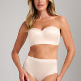 Smooth Satin Brief - Siella - Color: Champagne