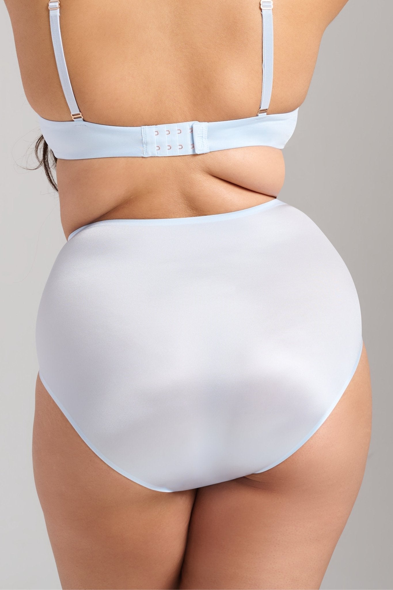 Smooth Satin Brief - Siella - Color: Something Blue Bleu mariée