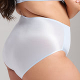 Smooth Satin Brief - Siella - Color: Something Blue Bleu mariée