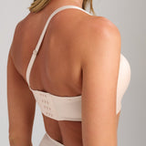 Smooth Satin Foam Bustier - Siella - Color: Champagne