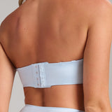 Smooth Satin Foam Bustier - Siella - Color: Something Blue Bleu mariée