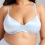 Smooth Satin Luxe Lift Bra - Siella - Color: Something Blue Bleu mariée