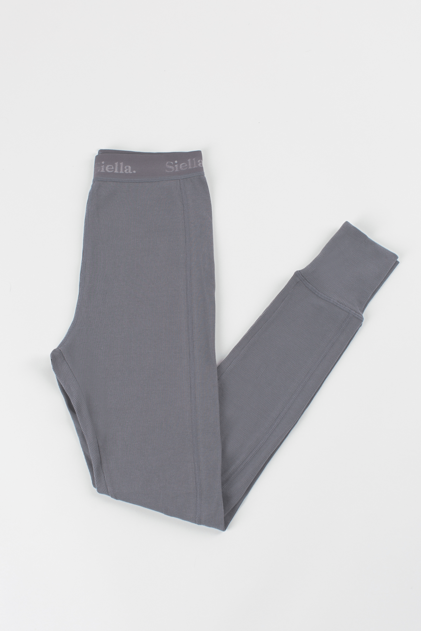 Cotton Rib Legging - Siella - Color: Oxford Grey