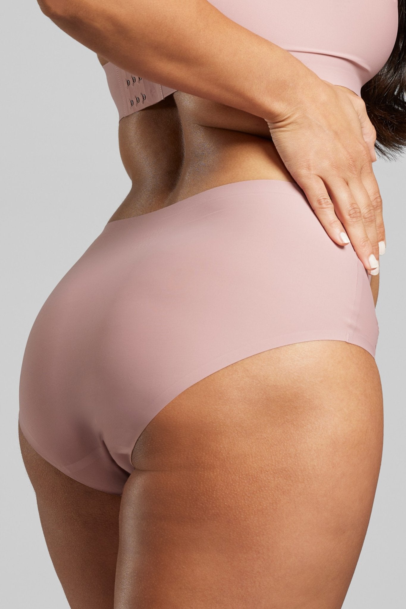 Women's Comfort Hipster Underwear - Auden Mauve M, Pink 