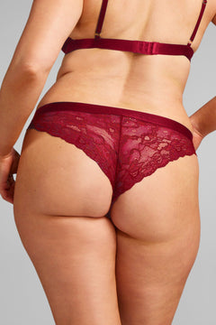 Lace Bikini - Siella - Color: Burgundy Bourgogne