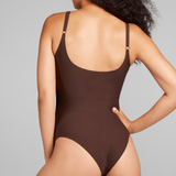 No - Show Bodysuit - Siella - Color: Coffee Bean Café