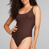 No - Show Bodysuit - Siella - Color: Coffee Bean Café