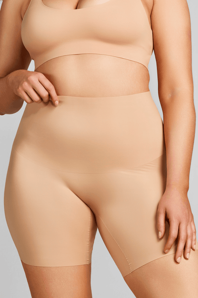 The High Waisted Bonded Short — our strongest piece of shapewear