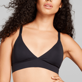 No - Show Triangle Bra - Siella - Color: Black Noir