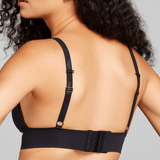 No - Show Triangle Bra - Siella - Color: Black Noir