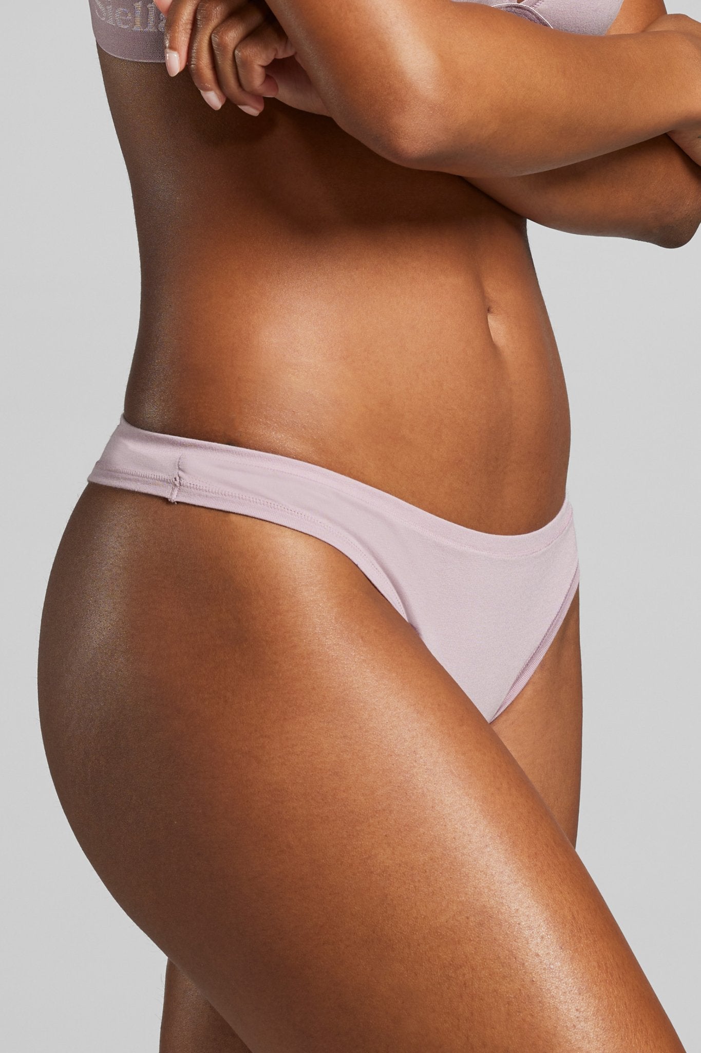 White organic cotton thong for ladies - Bread & Boxers