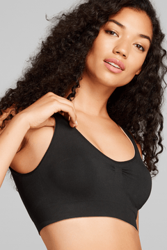 Sculpt Reversible Bralette - Siella - Color: Black Taupe Noir Taupe