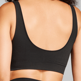 Sculpt Reversible Bralette - Siella - Color: Black Taupe Noir Taupe