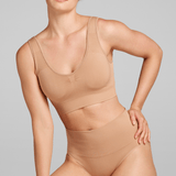 Sculpt Reversible Bralette - Siella - Color: Black Taupe Noir Taupe