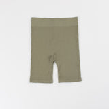 Seamless Rib Biker Short - Siella - Color: Olive